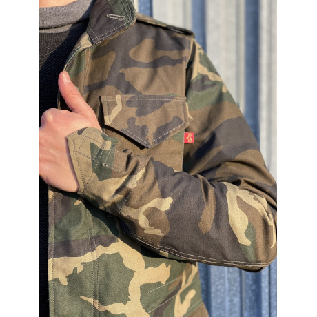 Bunda M-65 HERITAGE Alpha Industries WOODLAND
