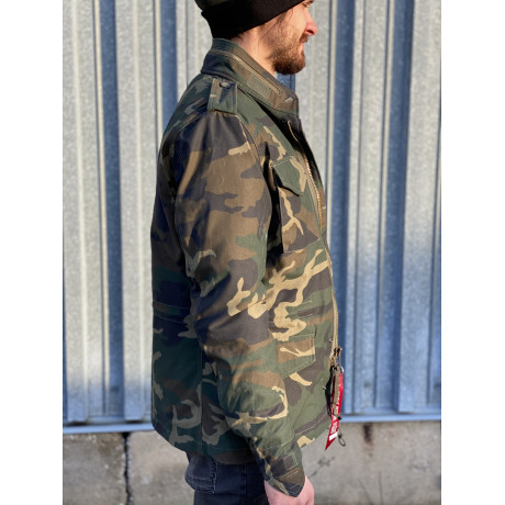 Bunda M-65 HERITAGE Alpha Industries WOODLAND