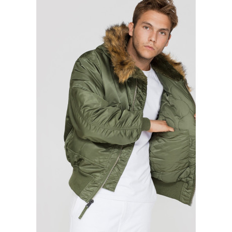 Bunda 45P HOODED Alpha Industries SAGE GREEN