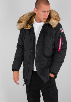 Bunda POLAR JACKET Alpha Industries BLACK