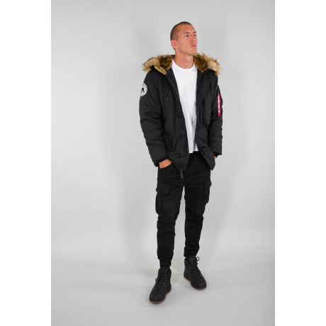 Bunda POLAR JACKET Alpha Industries BLACK