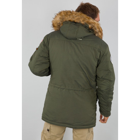Bunda POLAR JACKET Alpha Industries DARK GREEN