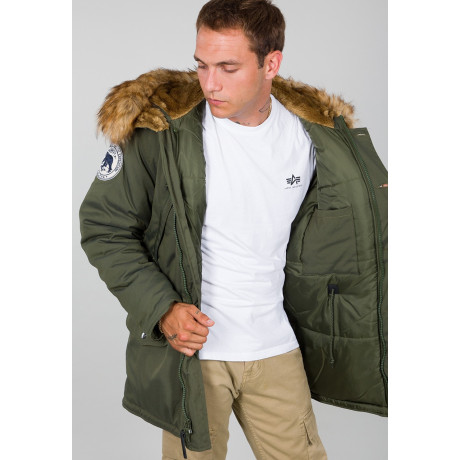 Bunda POLAR JACKET Alpha Industries DARK GREEN