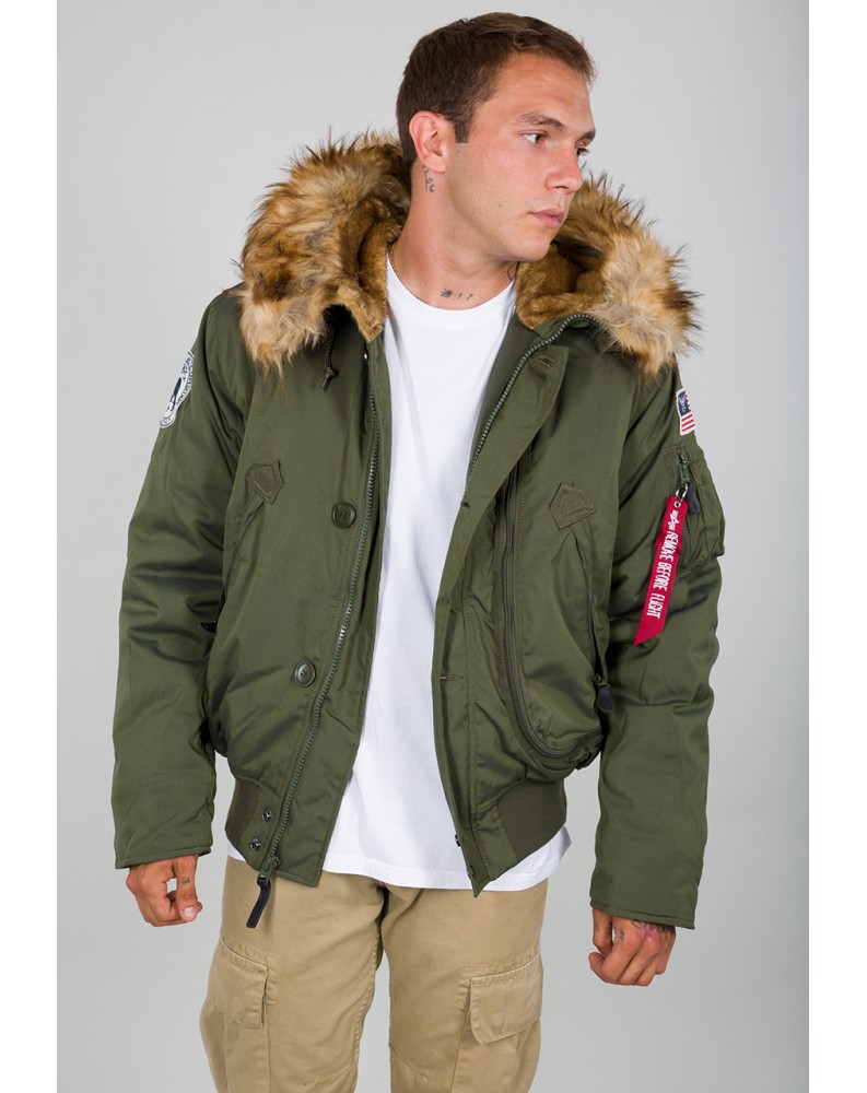 Bunda POLAR JACKET SV Alpha Industries DARK GREEN Bunda POLAR JACKET SV Alpha Industries DARK GREEN