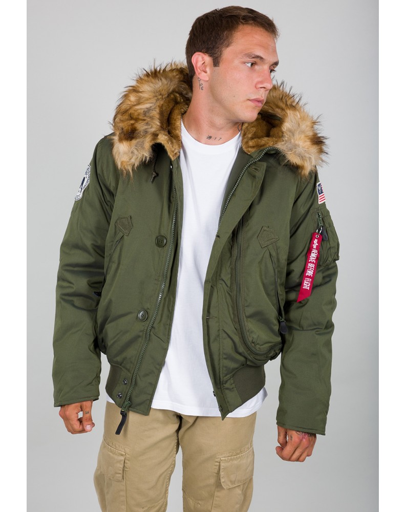 Bunda POLAR JACKET SV Alpha Industries DARK GREEN