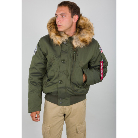 Bunda POLAR JACKET SV Alpha Industries DARK GREEN