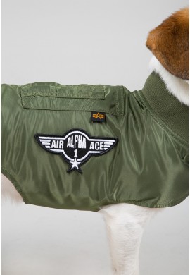 Dog MA-1 Nylon Flight Jacket SAGE GREEN