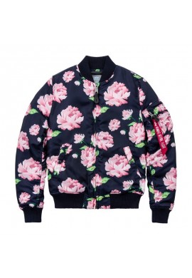 Dámská Bunda MA-1 VF FLOWERPRINT Wmn. Alpha Industries