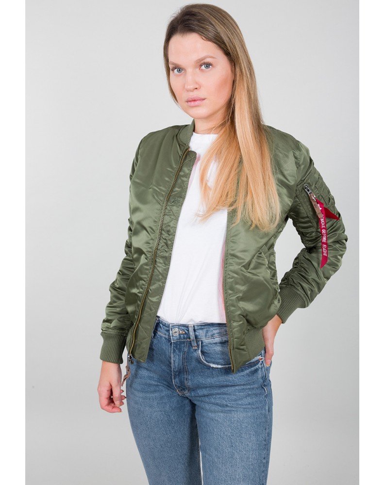 Dámská Bunda MA-1 VF 59 Wmn Alpha Industries SAGE GREEN Dámská Bunda MA-1 VF 59 Wmn Alpha Industries SAGE GREEN