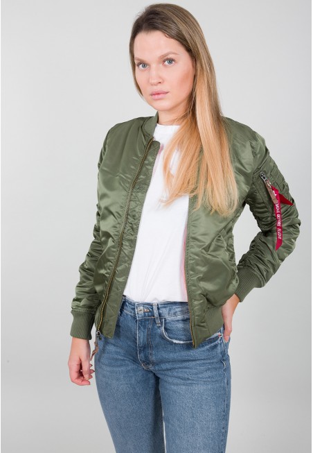 Dámská Bunda MA-1 VF 59 Wmn Alpha Industries SAGE GREEN