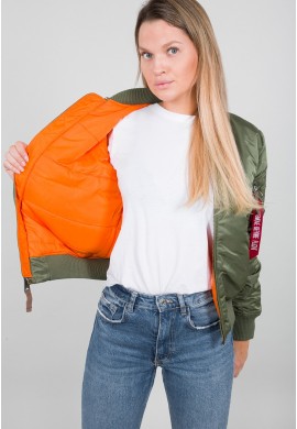 Dámská Bunda MA-1 VF 59 Wmn Alpha Industries SAGE GREEN