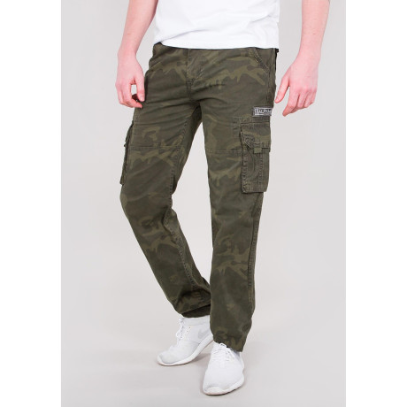 Kalhoty JET PANT Alpha Industries, Dark olive