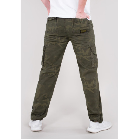 Kalhoty JET PANT Alpha Industries, Dark olive