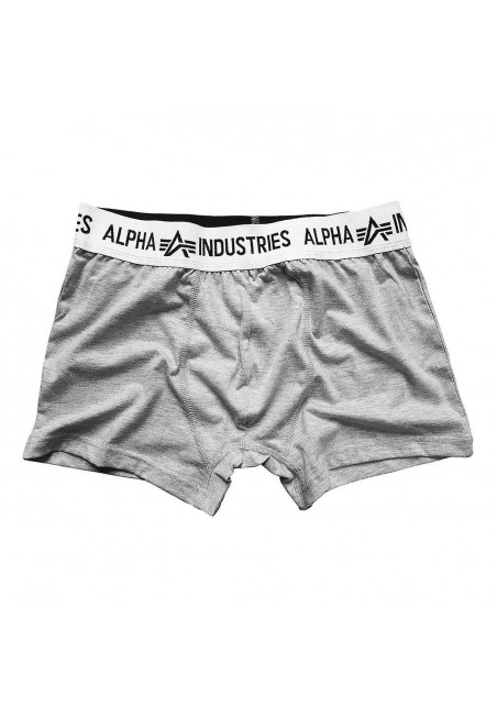 Spodní prádlo Alpha Industries Boxerky Boxer Trunk Greyheather