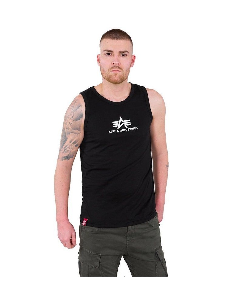 Tílko SMALL LOGO Tank Alpha Industries BLACK