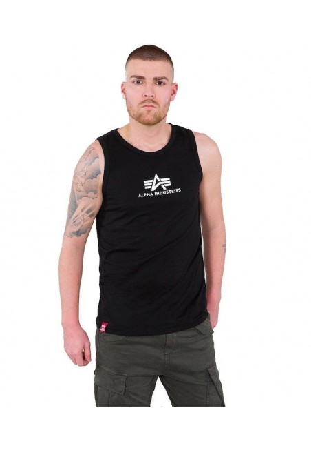 Tílko SMALL LOGO Tank Alpha Industries BLACK