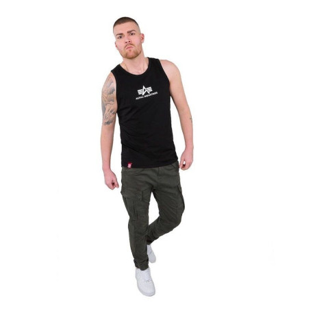 Tílko SMALL LOGO Tank Alpha Industries BLACK