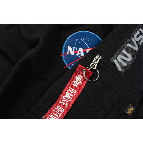 Mikina NASA TAPE SWEATER NS Alpha Industries BLACK