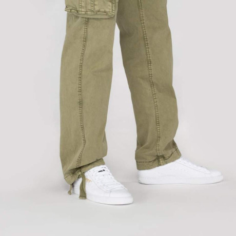 Kalhoty JET PANT Alpha Industries LIGHT OLIVE / SVĚTLE OLIVOVÉ