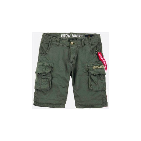 Kraťasy CREW Short Alpha Industries, VINTAGE GREEN