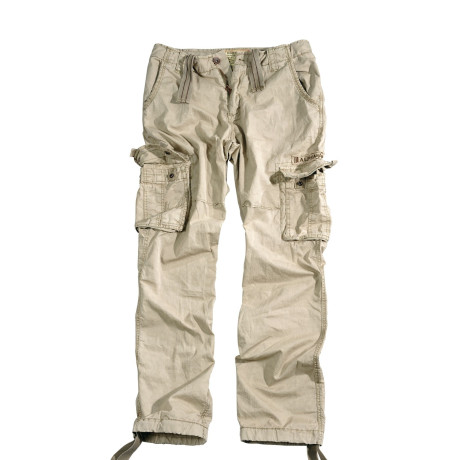 Kalhoty JET PANT Alpha Industries, Bone white