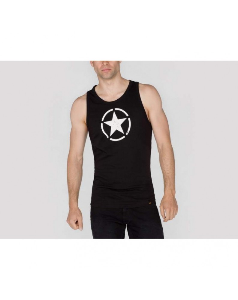 Tílko STAR TANK Alpha Industries BLACK Tílko STAR TANK Alpha Industries BLACK