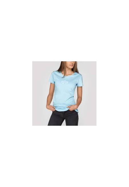 Dámské tričko BASIC T Wmn. Alpha Industries AIR BLUE