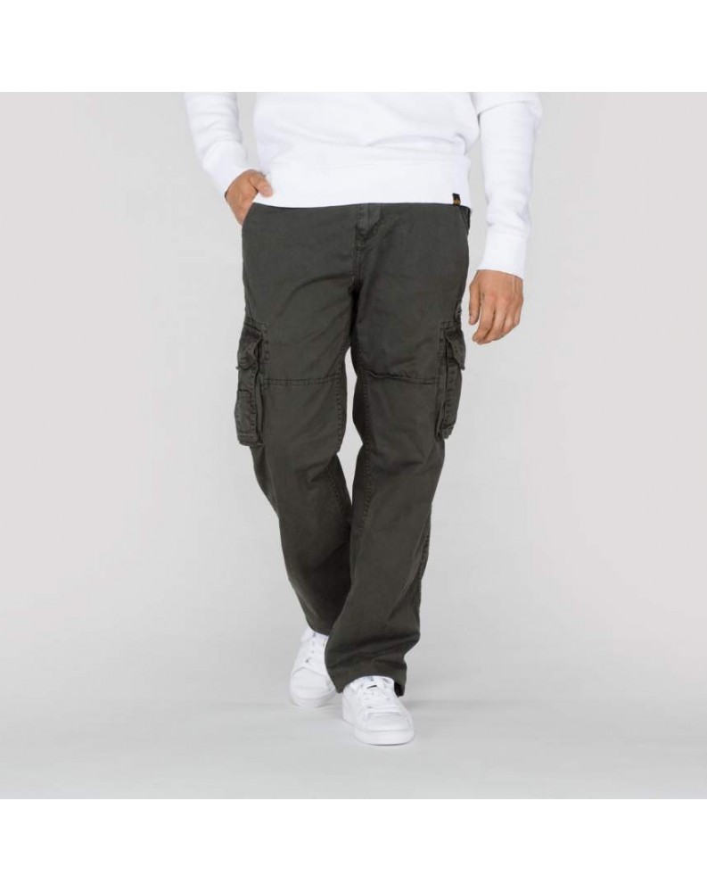 Kalhoty JET PANT Alpha Industries, GREYBLACK Kalhoty JET PANT Alpha Industries, GREYBLACK