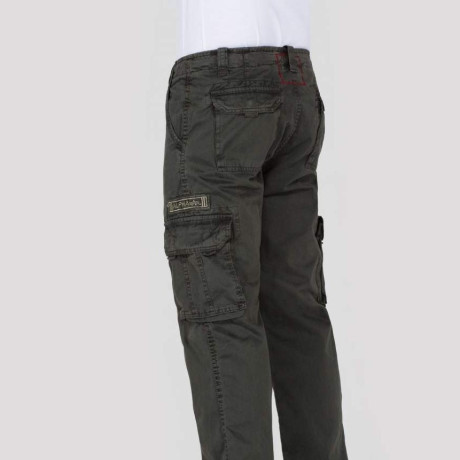 Kalhoty JET PANT Alpha Industries, Dark olive