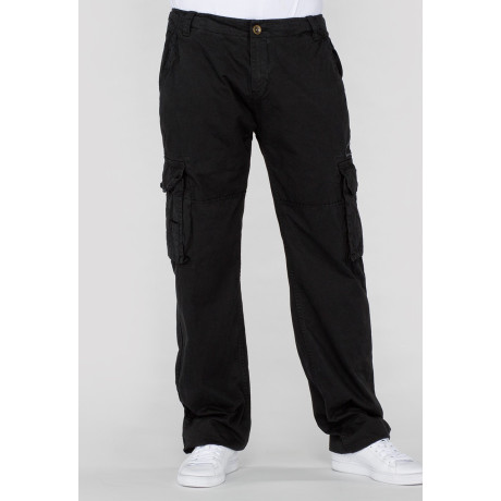 Kalhoty JET PANT Alpha Industries BLACK / ČERNÉ