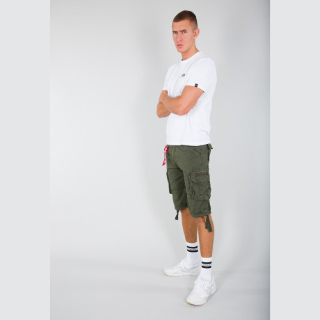 Kraťasy JET SHORT Alpha Industries  DARK OLIVE /TMAVĚ OLIVOVÉ