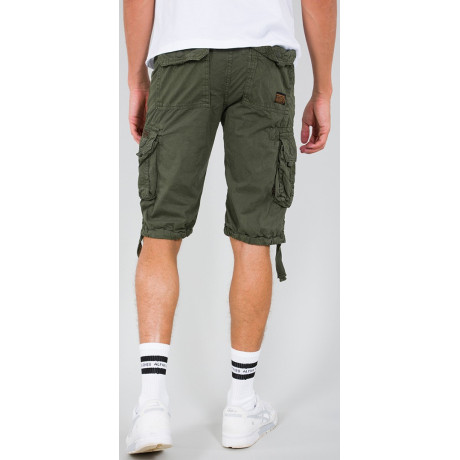 Kraťasy JET SHORT Alpha Industries  DARK OLIVE /TMAVĚ OLIVOVÉ