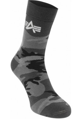 Ponožky Camo, Alpha Industries, Dark grey
