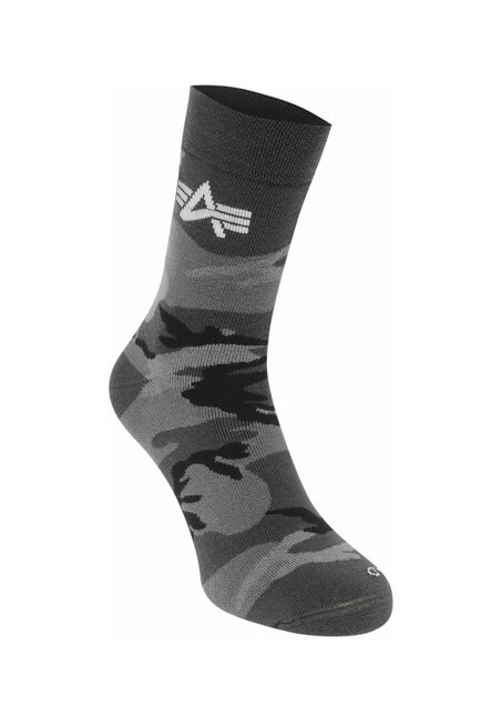 Ponožky Camo, Alpha Industries, Dark grey