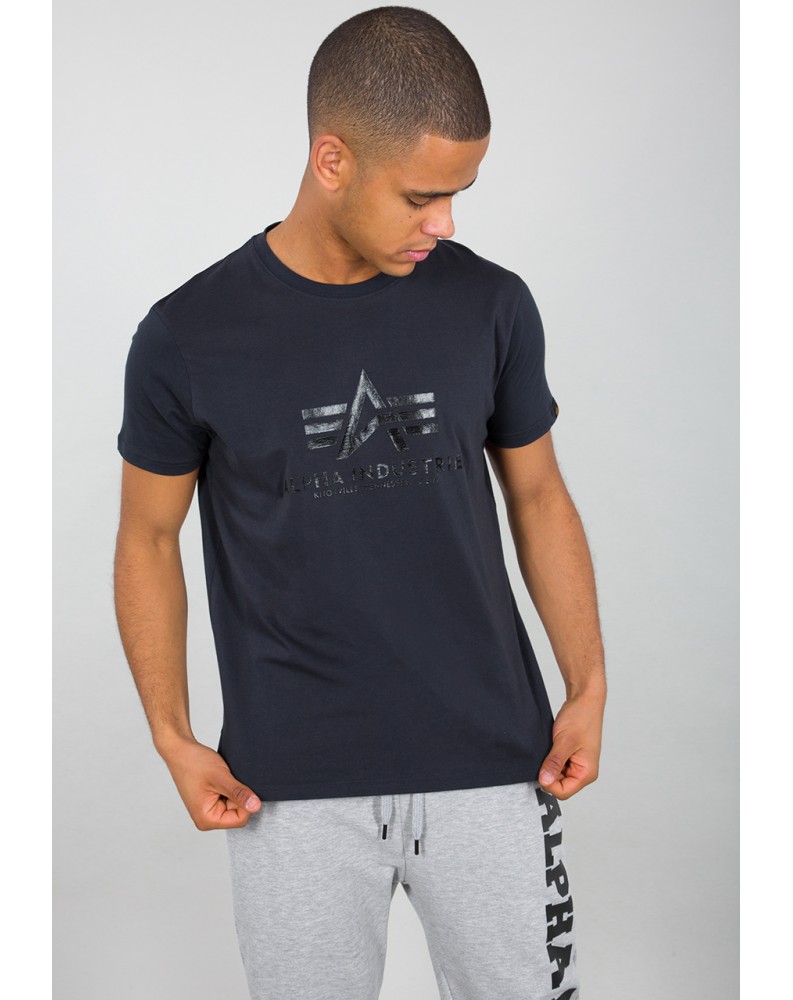 Tričko VINYL LOGO T Alpha Industries REPL.BLUE Tričko VINYL LOGO T Alpha Industries REPL.BLUE