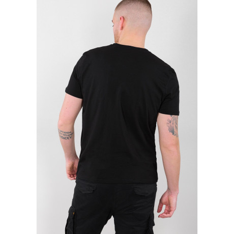 Tričko HOLOGRAM T Alpha Industries BLACK / ČERNÉ