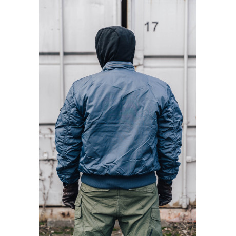 Alpha Industries BUNDA ENGINE (bold blue)  – ÚŽASNÁ BARVA I CENA