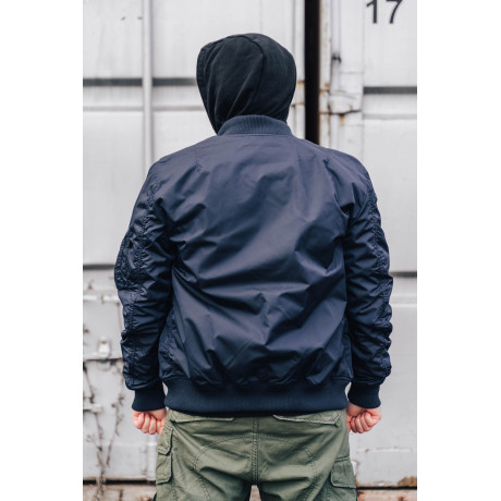 Bunda MA-1 TT  Alpha Industries REPL.BLUE