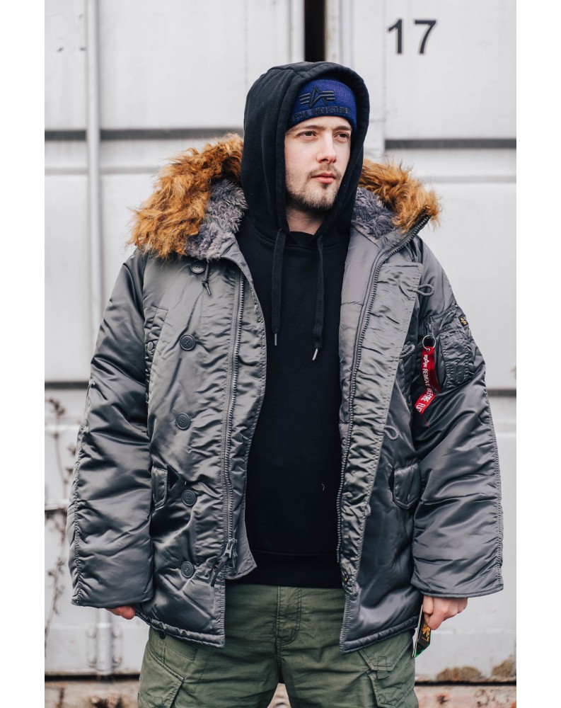 Bunda N3B Alpha Industries Gun metal Bunda N3B Alpha Industries Gun metal