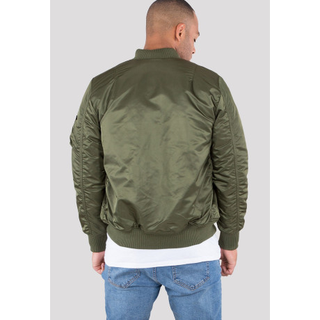 Bunda MA-1 VF 59 LONG Alpha Industries DARK GREEN