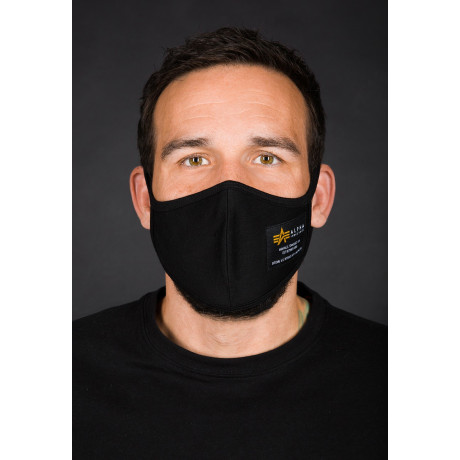 Rouška CREW FACEMASK Alpha Industries BLACK