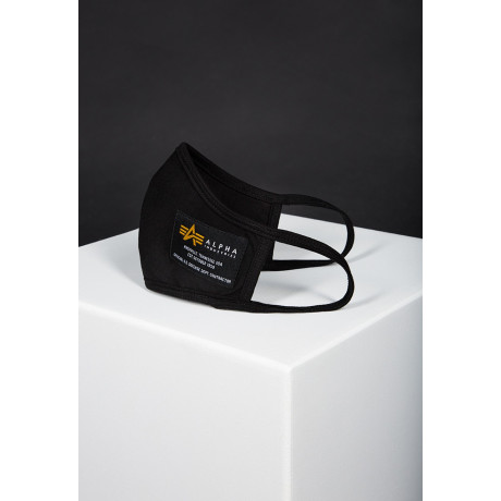 Rouška CREW FACEMASK Alpha Industries BLACK