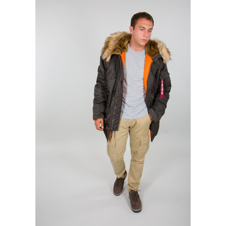 Bunda N3B VF 59 Alpha Industries BLACK OLIVE